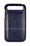 Photo 1 — Leather Case, Cover for BlackBerry Classic, Blue