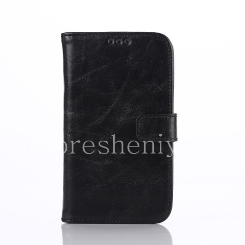 Photogallery for أفقية حقيبة جلد مع وظيفة افتتاح تدعم لبلاك Classic, أسود product