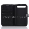 Photo 3 — Horizontal Ledertasche mit Öffnungsfunktion unterstützt für Blackberry Classic, schwarz