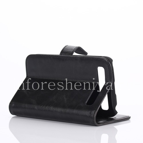 Photogallery for أفقية حقيبة جلد مع وظيفة افتتاح تدعم لبلاك Classic, أسود product