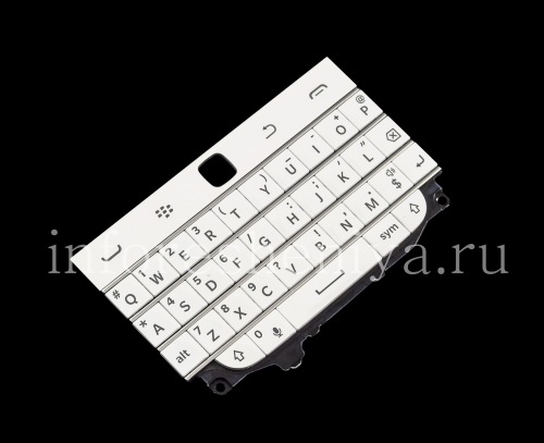 Photogallery for لوحة المفاتيح الإنجليزية الأصلي لبلاك بيري Classic, أبيض product