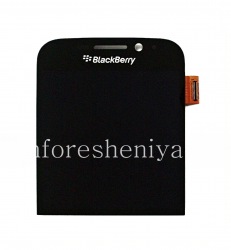 Layar LCD + layar sentuh (Touchscreen) perakitan untuk BlackBerry Classic, hitam