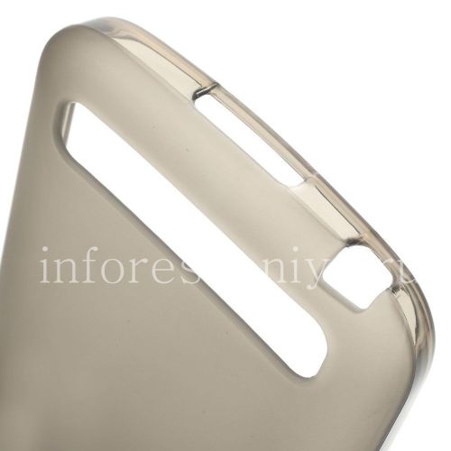 Photogallery for Silicone Case untuk tikar dipadatkan BlackBerry Classic, abu-abu product