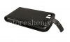 Photo 5 — couvercle du boîtier en cuir à ouverture verticale pour BlackBerry Classic, Noir, texture fine