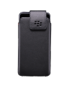 Photo 1 — ブラックベリーDTEK50用クリップスイベルホルスター付きオリジナルレザーケース, ブラック（黒）