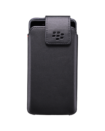 ブラックベリーDTEK50用クリップスイベルホルスター付きオリジナルレザーケース