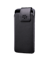 Photo 4 — ブラックベリーDTEK50用クリップスイベルホルスター付きオリジナルレザーケース, ブラック（黒）