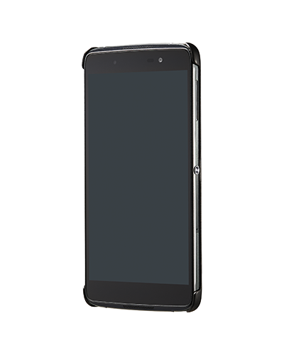 Photogallery for BlackBerry DTEK50 জন্য মূল প্লাস্টিক / চামড়া কেস হার্ড শেল কেস, ব্ল্যাক (কালো) product
