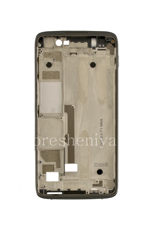 Photogallery for ブラックベリーDTEK50のためのオリジナル筐体の縁（中央部）, グレー（カーボングレー） product