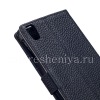 Photo 4 — চামড়া কেস অনুভূমিক খোলার "ক্লাসিক" BlackBerry DTEK50 জন্য, কালো