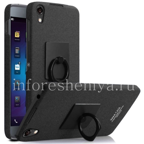 Photogallery for Firm Plastikabdeckung, Deckel IMAK Sandy Shell für BlackBerry DTEK50, Black (Schwarz) product