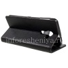 Photo 7 — حقيبة جلد افتتاح الأفقي "كلاسيكي" لBlackBerry DTEK60, أسود