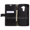 Photo 9 — Leather Case pembukaan horisontal "Classic" untuk BlackBerry DTEK60, hitam