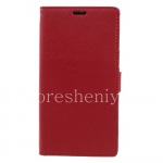 Leather Case horizontal opening "Classic" for BlackBerry DTEK60, Red