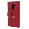 Photo 2 — Leather Case pembukaan horisontal "Classic" untuk BlackBerry DTEK60, merah