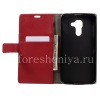 Photo 4 — চামড়া কেস অনুভূমিক খোলার "ক্লাসিক" BlackBerry DTEK60 জন্য, লাল