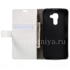 Photo 3 — চামড়া কেস অনুভূমিক খোলার "ক্লাসিক" BlackBerry DTEK60 জন্য, সাদা