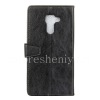 Photo 2 — Horisontal Leather Case untuk pembukaan Kasual BlackBerry DTEK60, hitam