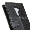 Photo 5 — Horizontal Leather Case for the opening Casual BlackBerry DTEK60, The black