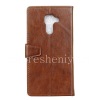 Photo 2 — Horisontal Leather Case untuk pembukaan Kasual BlackBerry DTEK60, coklat