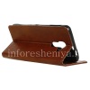 Photo 3 — Horisontal Leather Case untuk pembukaan Kasual BlackBerry DTEK60, coklat