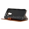 Photo 4 — Horisontal Leather Case untuk pembukaan Kasual BlackBerry DTEK60, coklat