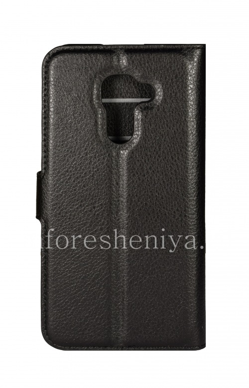Photogallery for BlackBerry DTEK60 জন্য স্ট্যান্ড খোলার ফাংশন সঙ্গে অনুভূমিক চামড়া কেস, কালো product