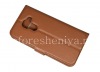 Photo 5 — Etui horizontal en cuir avec fonction d'ouverture de support pour BlackBerry DTEK60, brun