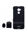 Photo 12 — penutup plastik perusahaan, meliputi IMAK Sandy Shell untuk BlackBerry DTEK60, Black (hitam)