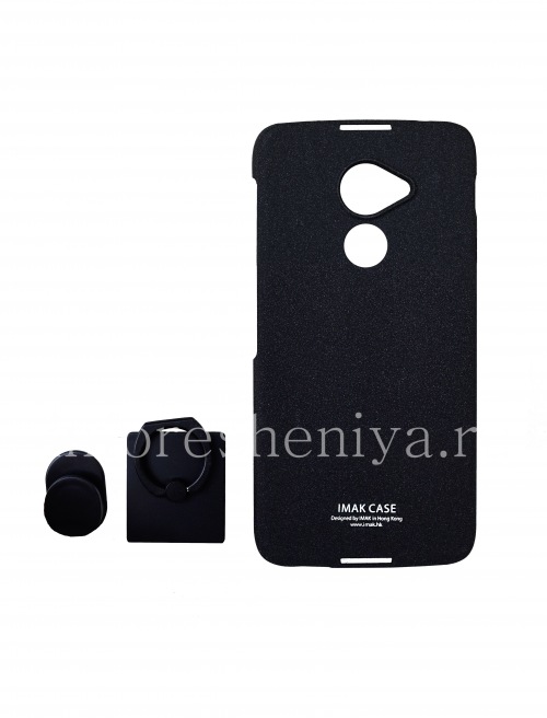Photogallery for غطاء من البلاستيك الصلب، تغطية IMAK ساندي شل لBlackBerry DTEK60, أسود (أسود) product