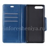 Photo 3 — BlackBerry KEY2 LE के लिए चमड़ा केस बुक, नीला