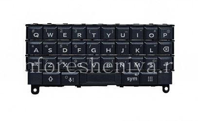 Original englische Tastatur mit einem Board, einem Touchelement und einem Fingerabdruckscanner für BlackBerry KEY2 LE, Schiefer, QWERTY