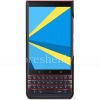 Photo 2 — BlackBerry KEY2 LE के लिए कॉर्पोरेट प्लास्टिक कवर-कवर चमड़ा IMAK, काला / भूरा (काला / भूरा)