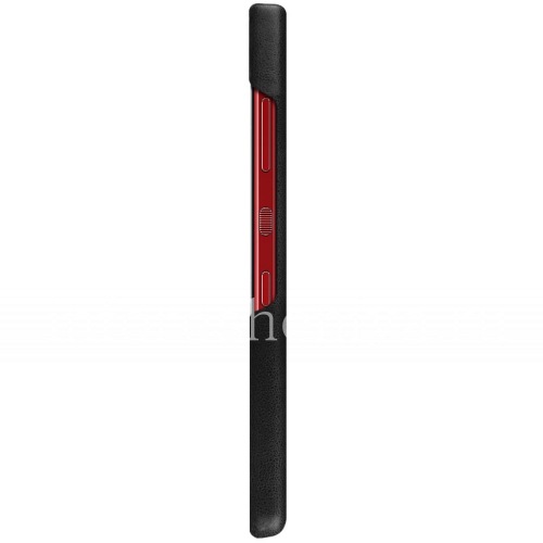 Photogallery for Corporate plastic cover-cover Leather IMAK for BlackBerry KEY2 LE, Black product