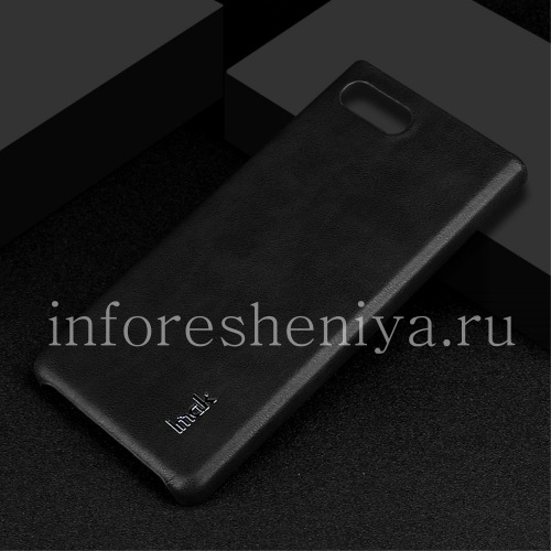 Photogallery for Corporate plastic cover-cover Leather IMAK for BlackBerry KEY2 LE, Black product