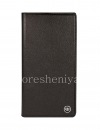 Photo 1 — BlackBerry KEY2用フリップケース付きオリジナルレザーフリップケース, 黒
