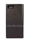 Photo 2 — BlackBerry KEY2用フリップケース付きオリジナルレザーフリップケース, 黒