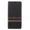 Photo 1 — Bukaan horizontal case kulit untuk BlackBerry KEY2, Hitam