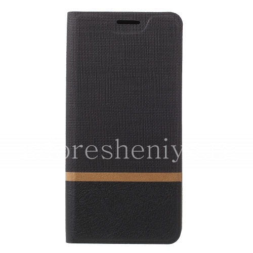 Photogallery for حقيبة جلد فتحة أفقية لـ BlackBerry KEY2, أسود product