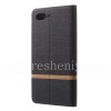 Photo 3 — Bukaan horizontal case kulit untuk BlackBerry KEY2, Hitam