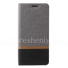 Photo 1 — Leather case horizontal opening for BlackBerry KEY2, GREY-black