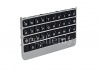 Photo 3 — Perakitan keyboard bahasa Inggris asli dengan papan, elemen sentuh dan pemindai sidik jari untuk BlackBerry KEY2, Perak, QWERTY