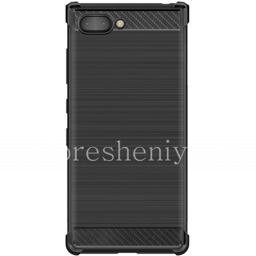 Photogallery for Merek IMAK Carbon Silicone Case untuk BlackBerry KEY2, Antrasit / Hitam (Antrasit / Hitam) product