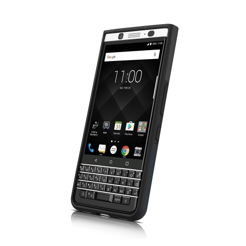 Photogallery for Lasekuqaleni ikhava plastic ezimangelengele Layer Dual Shell ngoba BlackBerry KEYone, Black (Black) product