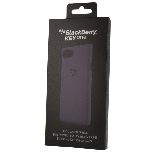 Photogallery for Lasekuqaleni ikhava plastic ezimangelengele Layer Dual Shell ngoba BlackBerry KEYone, Black (Black) product