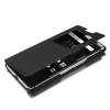Photo 4 — L'étui en cuir d'origine avec un boîtier couvercle flip Flip pour BlackBerry KEYONE, Noir (Noir)