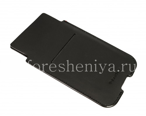 Photogallery for Cuero original de la caja del bolsillo de la manga bolsillo BlackBerry KEYONE, Negro (negro) product