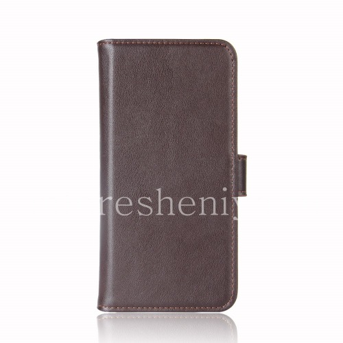 Photogallery for Leather case horizontally opening &quot;Classic&quot; for BlackBerry KEYone, Espresso product