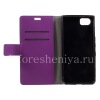 Photo 5 — Caso de cuero horizontal El "terreno" para BlackBerry KEYONE, púrpura
