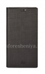 Leather case horizontally opening Vili Folio for BlackBerry KEYone, The black